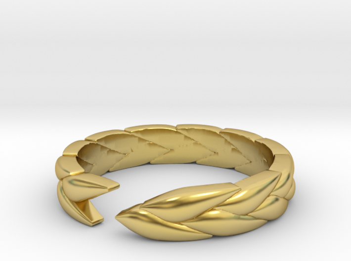 Ear of wheat [ring] 3d printed