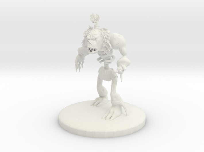 Warcraft inspired, Ghoul, 25mm base 3d printed