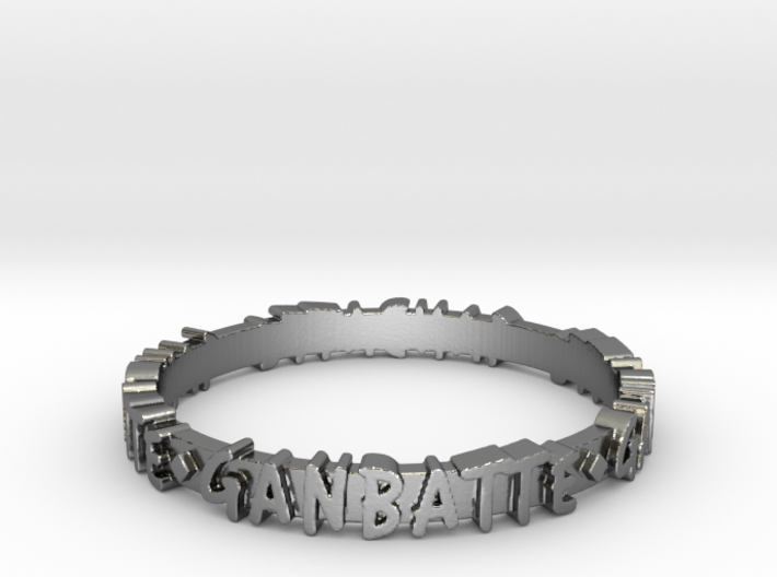 Ganbatte Ring 3d printed