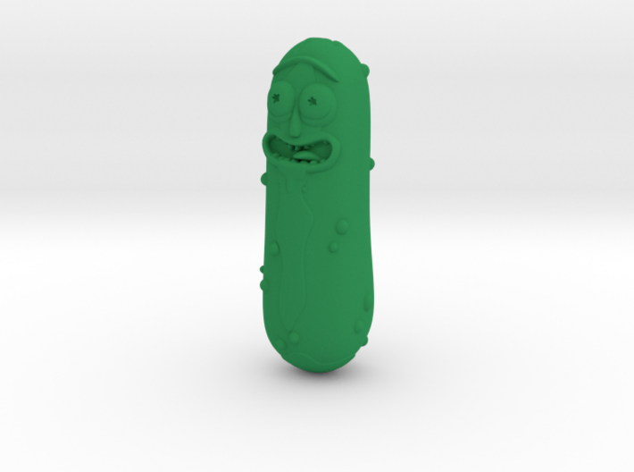 Pickle Back Rick Keyring Bangle 3d printed