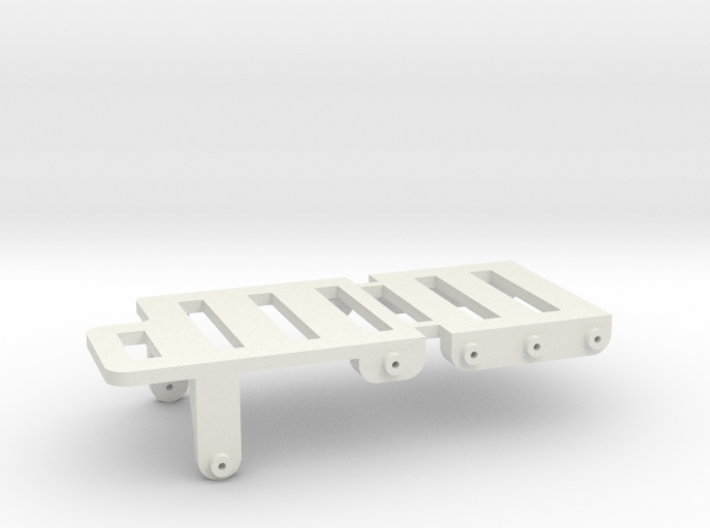 SCX24 Rear Accessory Trays v2 3d printed