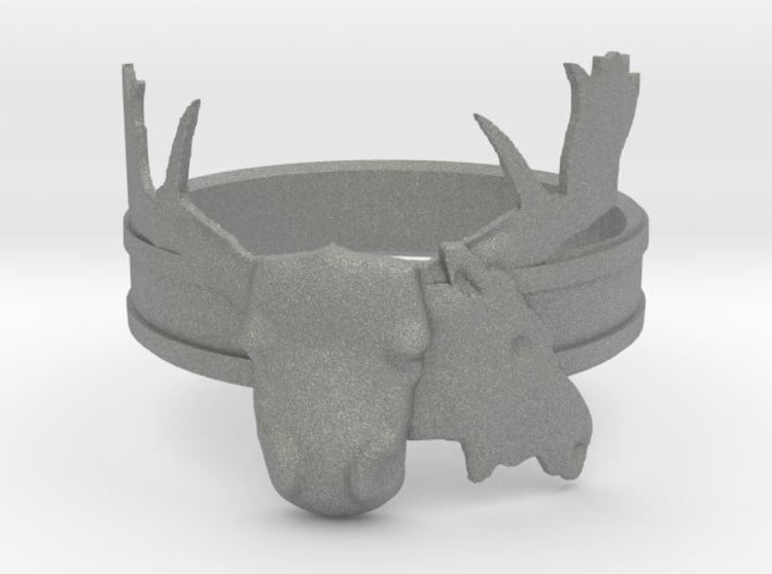Moose Ring 3d printed
