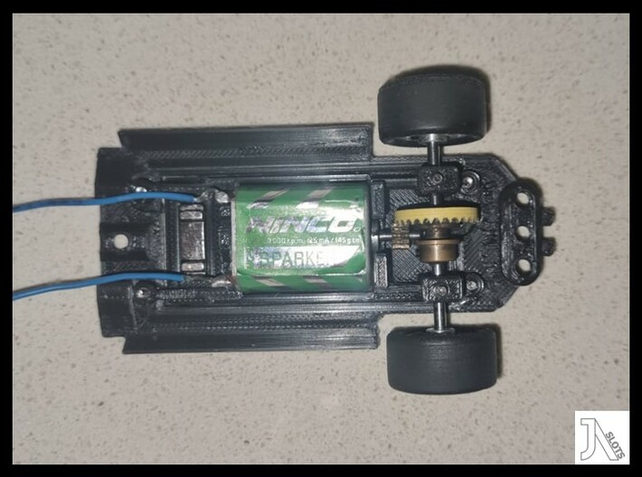 Universal Chassis-36mm Wide Front-Inline Motor Pod 3d printed 