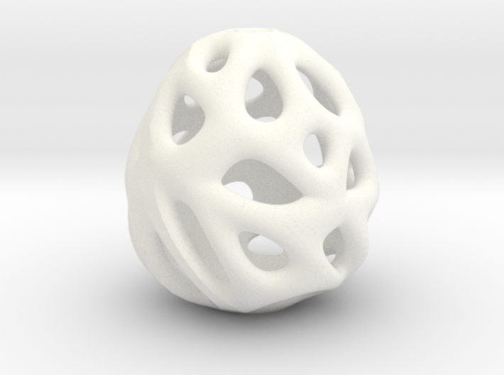 Cellular Egg Hand Object 3d printed