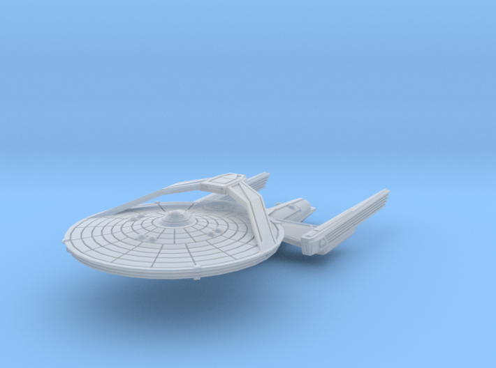Federation Ulysses Class Dreadnought, 1/7000 3d printed