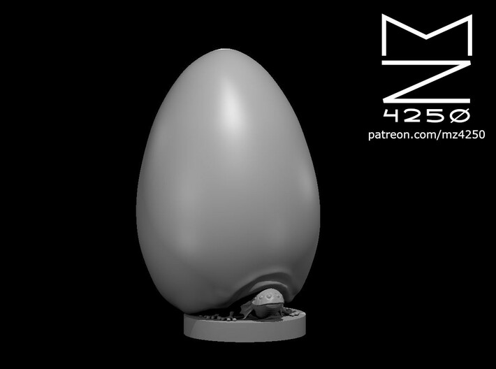 Egg Hunter Adult in Egg Camo 3d printed