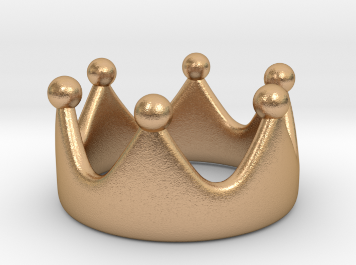 Crown Ring II 3d printed