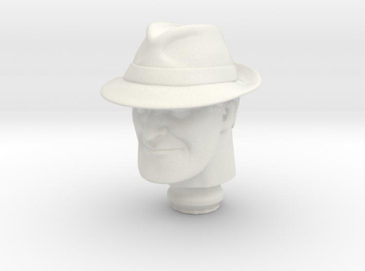 Mego Dick Tracy WGSH 1:9 Scale Head 3d printed
