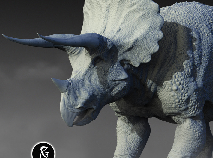 Triceratops_Horridus 1/60 3d printed