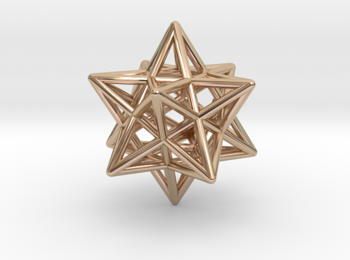 stellated dodecahedron 3d printed