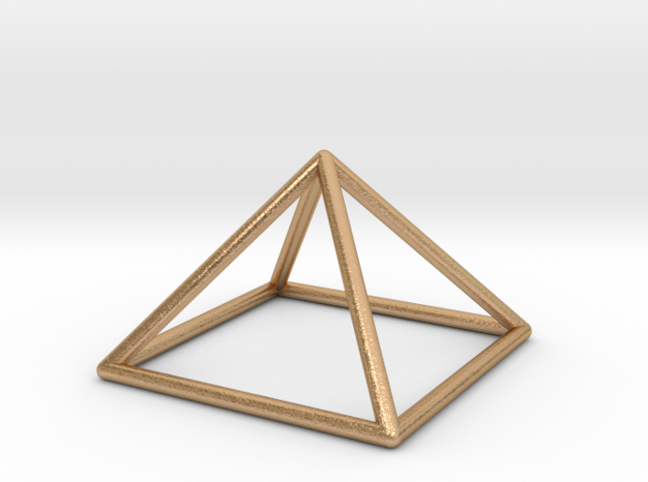 giza pyramid wireframe 3d printed