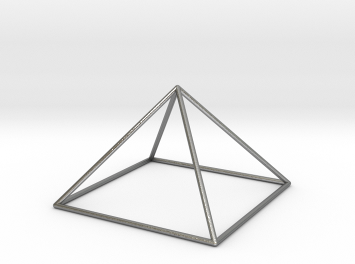 giza pyramid wireframe-larger 3d printed