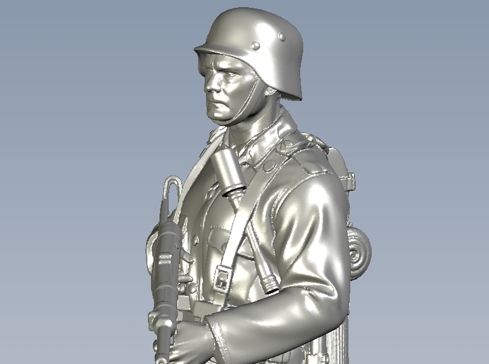 1/24 scale WWII Wehrmacht infantry soldier 3d printed 