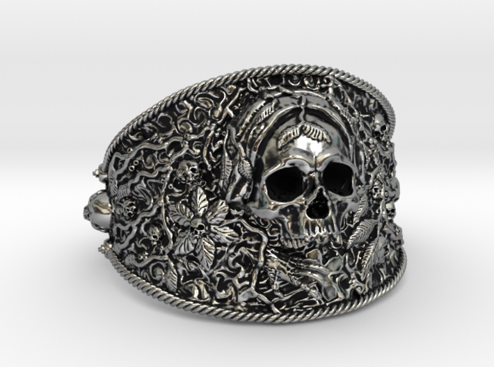 New SkullRing 2022 inside diameter 20.5mm 3d printed