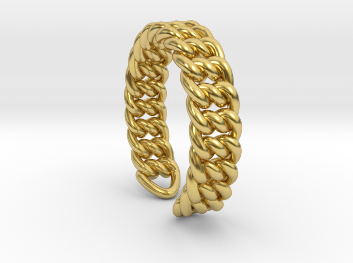 Links knot [sizable open ring] 3d printed