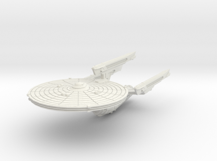 Federation Class Dreadnought, 1/3788 3d printed