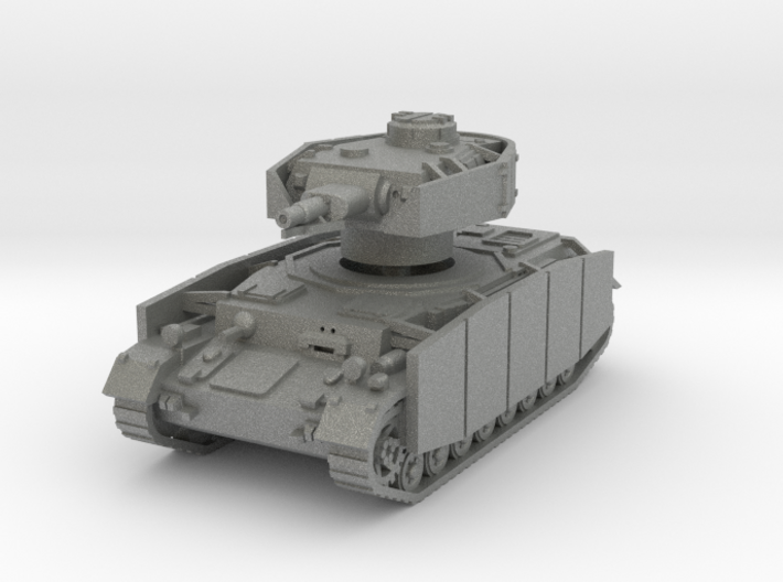 Panzer IV F1 Schurzen 1/72 3d printed