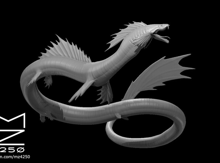 Ancient Sea Serpent 3d printed