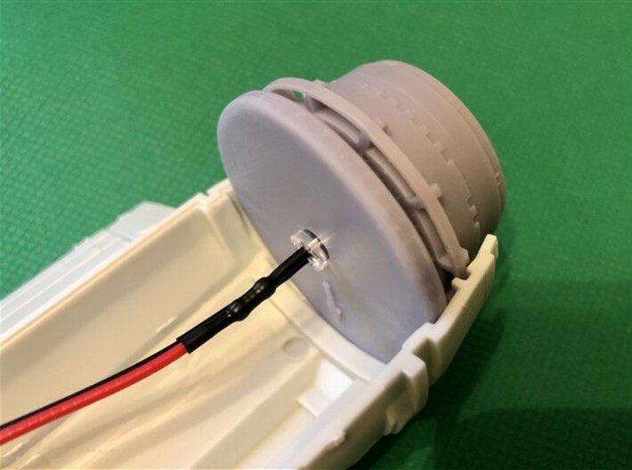 Inner Engine Assembly & Light Diffuser 3d printed 