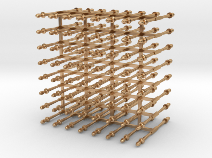 64 belaying pins in 1:48 scale 3d printed