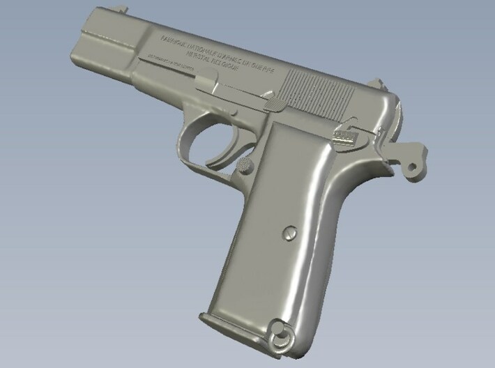 1/16 scale FN Browning Hi Power Mk I pistol Ac x 5 3d printed 