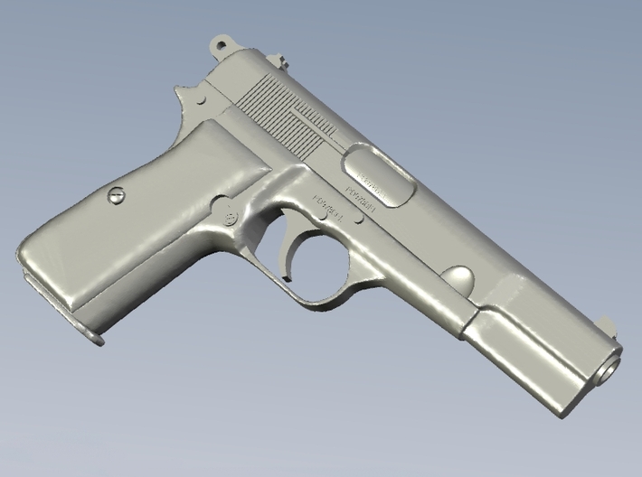 1/15 scale FN Browning Hi Power Mk I pistol Ad x 5 3d printed 