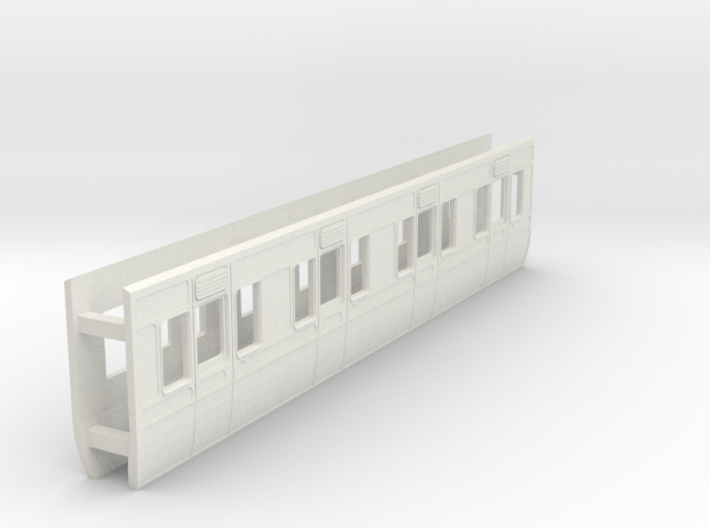 GWR R2 Carriage side 4mm scale 3d printed