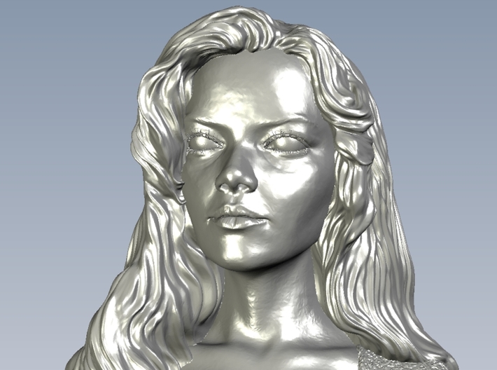 1/9 scale sexy top model bust 3d printed 