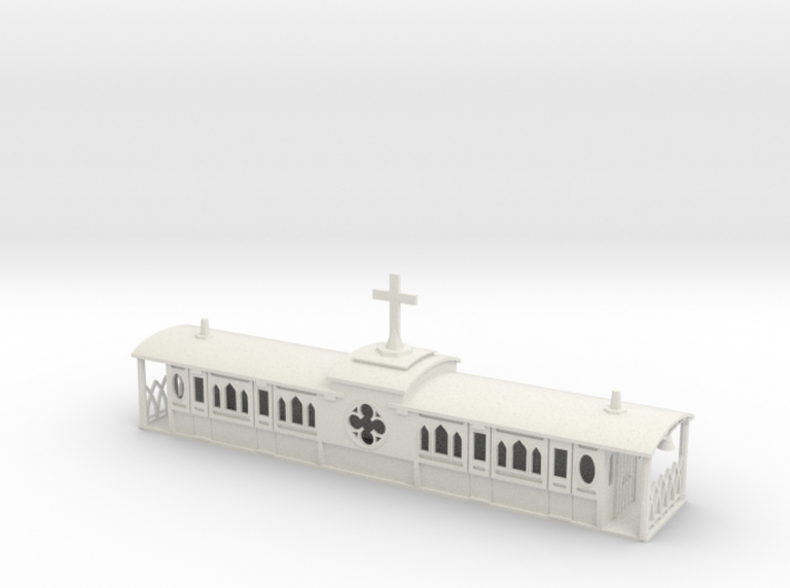 HO/OO Freelance &quot;Church on Wheels&quot; Shell v1 3d printed