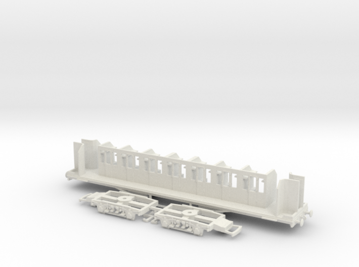 HO/OO Special Express Passenger Chassis Bachmann 3d printed