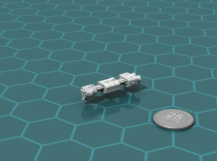 Accord Auxiliary Carrier 3d printed Render of the model, with a virtual quarter for scale.