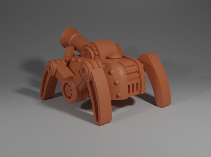 Walking Robot Eldritch Cannons for DnD Artificer 3d printed 