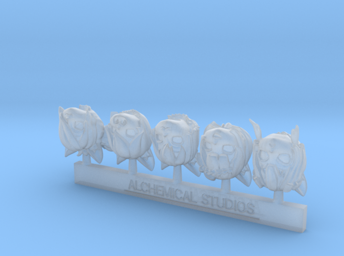 Neko Guard - Trooper Heads 03 3d printed