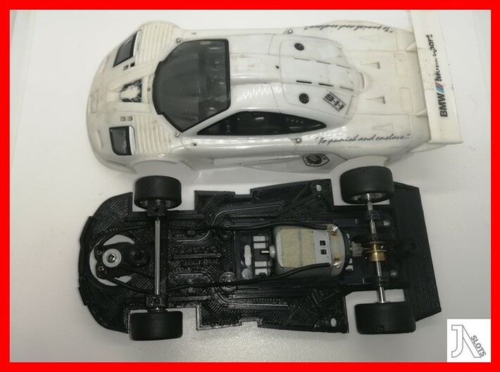 Chassis for Slot It BMW McLaren F1 GTR 3d printed