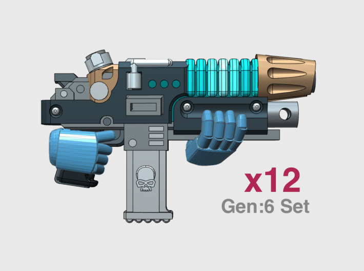 G:6 Set: Mk2b Plasbolt Gun 3d printed 
