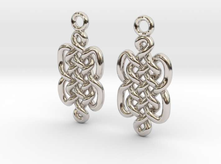 Knots [earrings] 3d printed