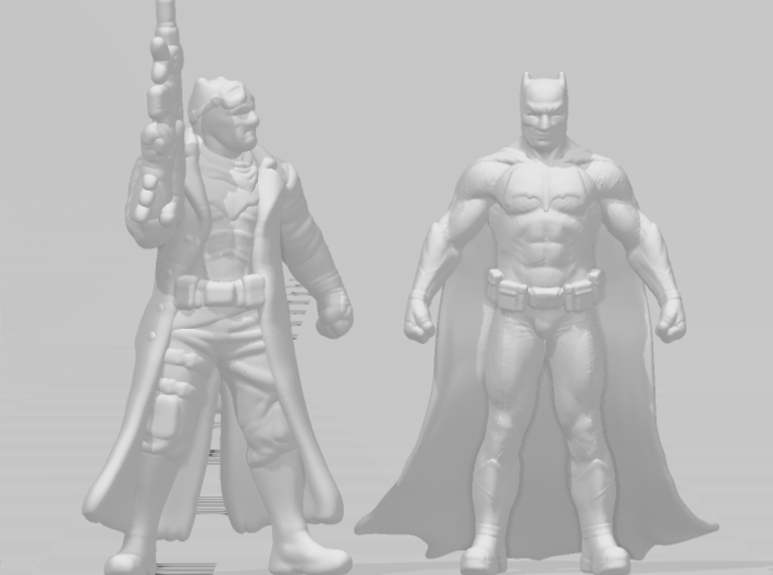 Batman Knightmare HO scale 20mm miniature model 3d printed 