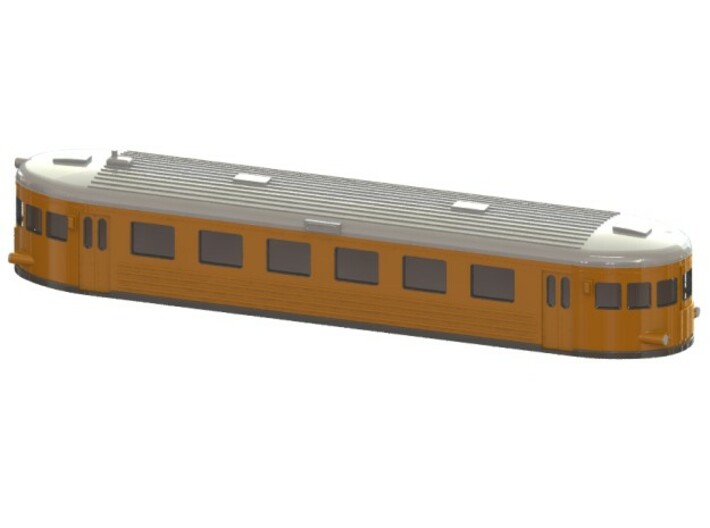 Swedish railcar Y6 / Y7 TT-scale 3d printed CAD-model