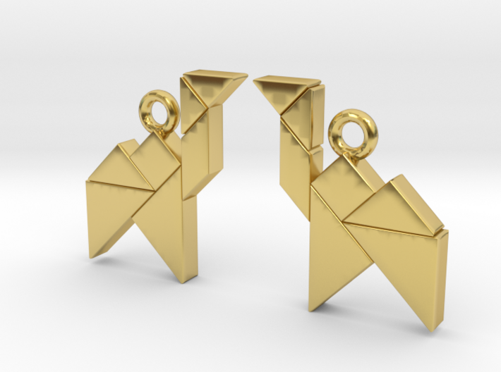 Tangram camels 3d printed