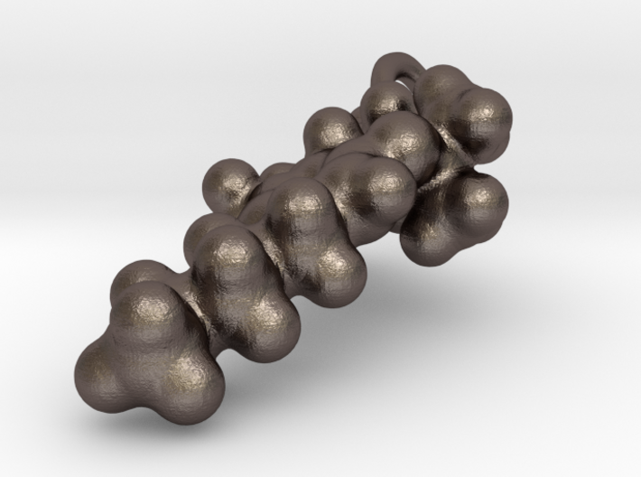THC Molecule Pendant 3d printed