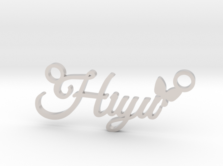Hiyu Pendant 3d printed