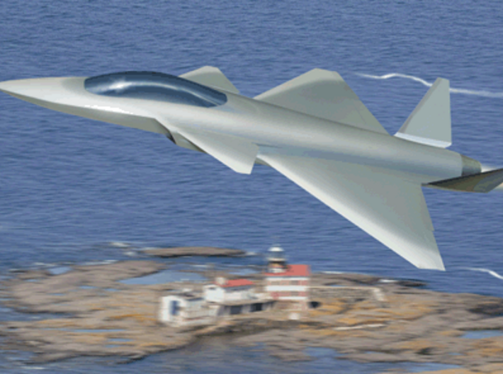 SAAB FS2020 Concept Stealth Fighter 3d printed 