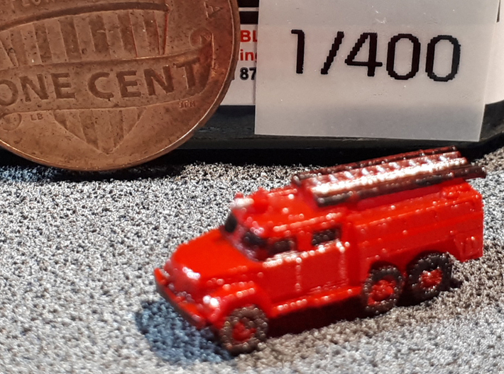 Zil 131 AS40 fire 1970 3d printed 