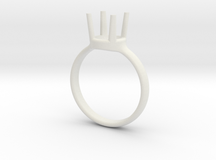 diamond ring size all sizes 3d printed