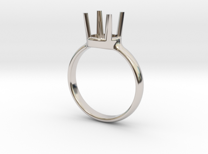 diamond ring size all sizes 3d printed