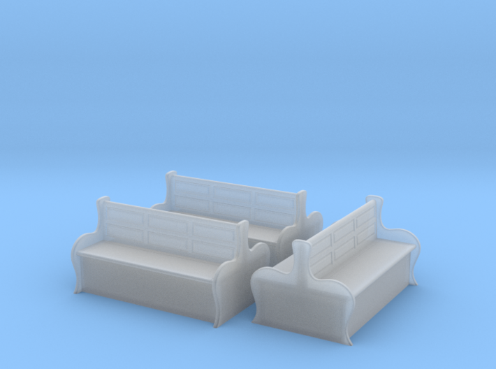 Short double-sided bench 3-pack 3d printed
