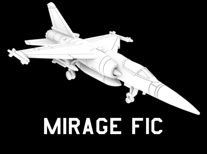 Mirage F1C (Loaded) 3d printed