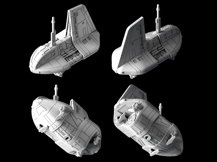Sheathipede Shuttle (1/270) 3d printed
