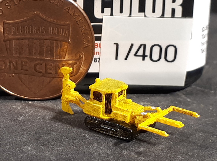 Bron 175 tiling pipe roll tractor trencher 3d printed 