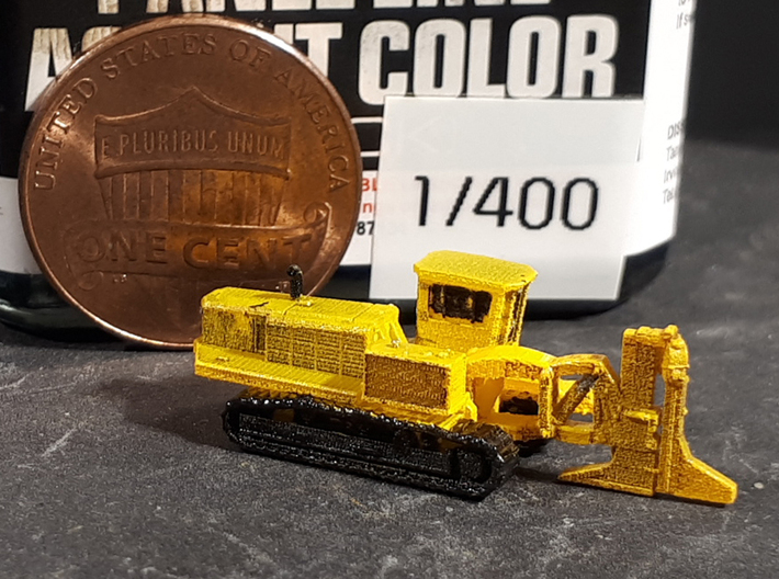 Wolfe 540 trencher multi link plow tractor tiling 3d printed 